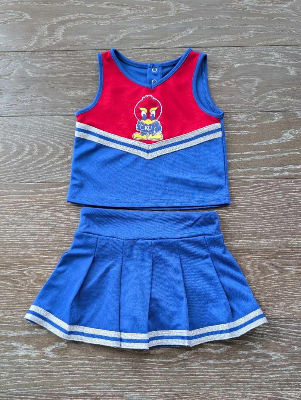 Colosseum University of Kansas KU Jayhawks Cheer Set Size 3T